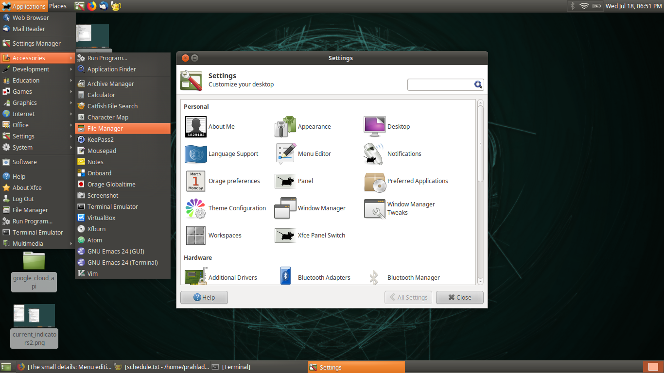 Xubuntu Desktop which looks like Ubuntu-MATE