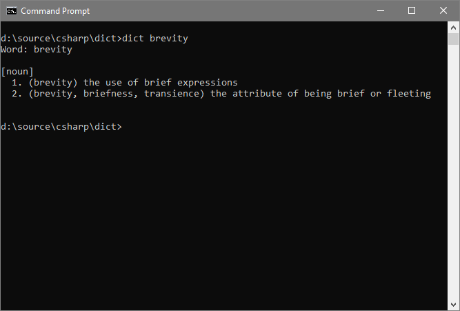 dict program